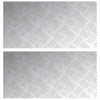 Portaan askelma 2 kpl 60 x 30 cm Hopea Alumiini Suorakaide