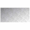 Portaan askelma 4 kpl 60 x 30 cm Hopea Alumiini Suorakaide