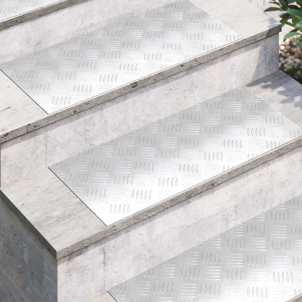 Portaan askelma 2 kpl 70 x 30 cm Hopea Alumiini Suorakaide