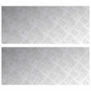 Portaan askelma 2 kpl 70 x 30 cm Hopea Alumiini Suorakaide
