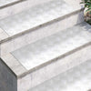 Portaan askelma 2 kpl 80 x 30 cm Hopea Alumiini Suorakaide