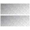 Portaan askelma 2 kpl 80 x 30 cm Hopea Alumiini Suorakaide