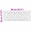 Portaan askelma 4 kpl 90 x 30 cm Hopea Alumiini Suorakaide