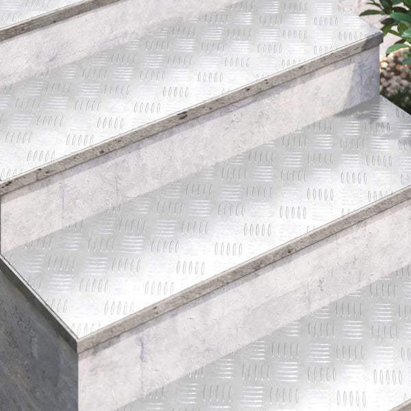 Portaan askelma 2 kpl 100 x 30 cm Hopea Alumiini Suorakaide