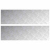 Portaan askelma 2 kpl 100 x 30 cm Hopea Alumiini Suorakaide