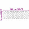 Portaan askelma 2 kpl 100 x 30 cm Hopea Alumiini Suorakaide