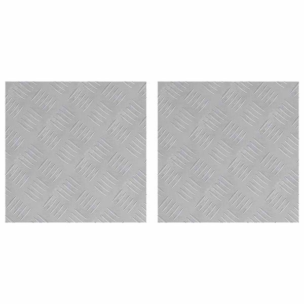 Portaan askelma 2 kpl 40 x 40 cm Hopea Alumiini Neliö