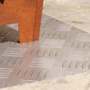 Portaan askelma 2 kpl 60 x 40 cm Hopea Alumiini Suorakaide