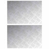 Portaan askelma 2 kpl 60 x 40 cm Hopea Alumiini Suorakaide