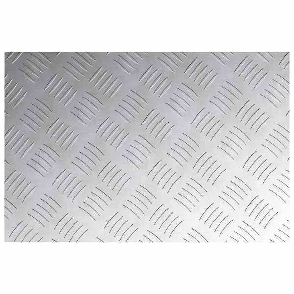 Portaan askelma 4 kpl 60 x 40 cm Hopea Alumiini Suorakaide
