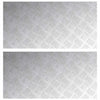 Portaan askelma 2 kpl 80 x 40 cm Hopea Alumiini Suorakaide