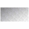 Portaan askelma 4 kpl 80 x 40 cm Hopea Alumiini Suorakaide