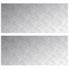 Portaan askelma 2 kpl 90 x 40 cm Hopea Alumiini Suorakaide