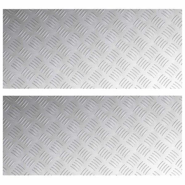 Portaan askelma 2 kpl 90 x 40 cm Hopea Alumiini Suorakaide