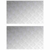 Portaan askelma 2 kpl 80 x 50 cm Hopea Alumiini Suorakaide
