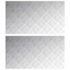 Portaan askelma 2 kpl 90 x 50 cm Hopea Alumiini Suorakaide