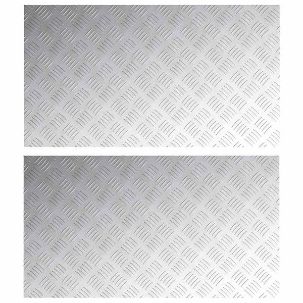 Portaan askelma 2 kpl 90 x 50 cm Hopea Alumiini Suorakaide