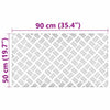 Portaan askelma 2 kpl 90 x 50 cm Hopea Alumiini Suorakaide