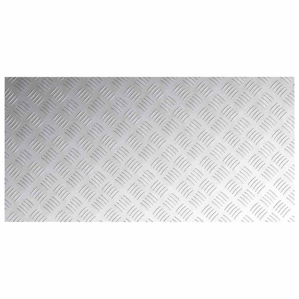 Portaan askelma 2 kpl 100 x 50 cm Hopea Alumiini Suorakaide