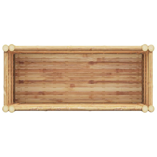 Korotettu penkki Ruskea 70 x 35 x 70 cm Bambu