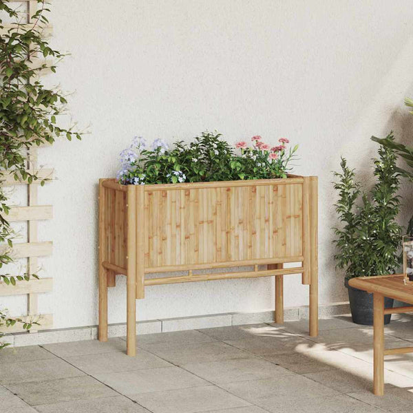 Korotettu penkki Ruskea 90 x 35 x 70 cm Bambu