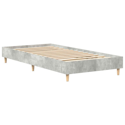 Sängyn runko Betoninharmaa 90 x 200 cm Tekninen puu