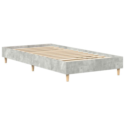 Sängyn runko Betoninharmaa 90 x 200 cm Tekninen puu