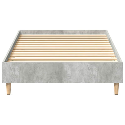 Sängyn runko Betoninharmaa 90 x 200 cm Tekninen puu
