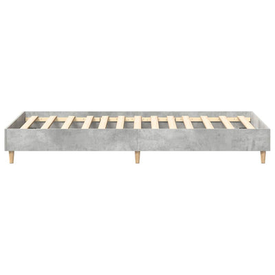 Sängyn runko Betoninharmaa 90 x 200 cm Tekninen puu