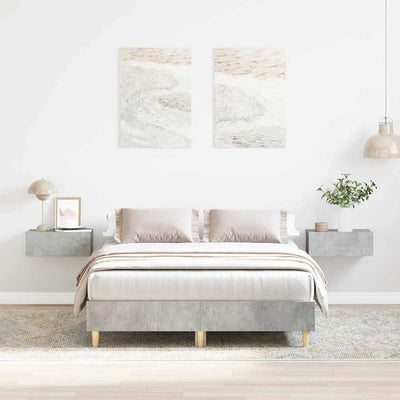 Sängyn runko Betoninharmaa 4FT Small Double Tekninen puu