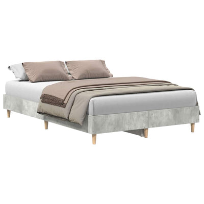 Sängyn runko Betoninharmaa 4FT Small Double Tekninen puu