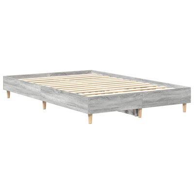 Sängyn runko Harmaa sonoma 4FT Small Double Tekninen puu