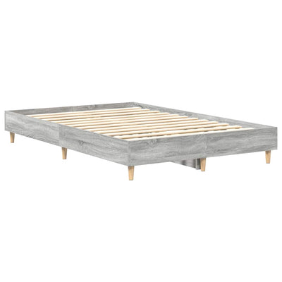 Sängyn runko Harmaa sonoma 4FT Small Double Tekninen puu