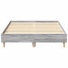 Sängyn runko Harmaa sonoma 4FT Small Double Tekninen puu
