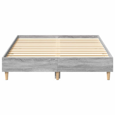 Sängyn runko Harmaa sonoma 4FT Small Double Tekninen puu