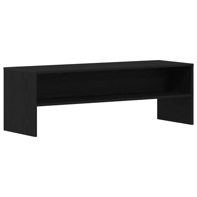 TV-kaappi Musta tammi 120x40x40 cm tekninen puu