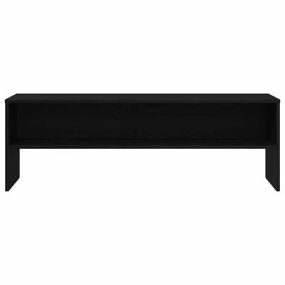 TV-kaappi Musta tammi 120x40x40 cm tekninen puu