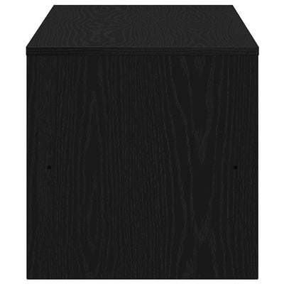TV-kaappi Musta tammi 120x40x40 cm tekninen puu