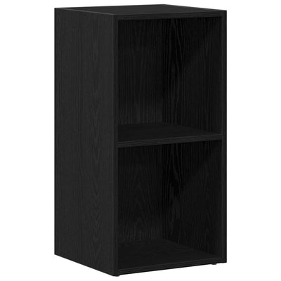 LP säilytyslaatikko musta tammi 71x34x36 cm tekninen puu