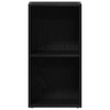 LP säilytyslaatikko musta tammi 71x34x36 cm tekninen puu