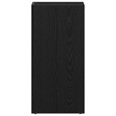 LP säilytyslaatikko musta tammi 71x34x36 cm tekninen puu