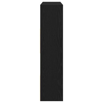 Kirjahylly/tilanjakaja musta tammi 105x24x102 cm