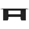 Musta tammi ruokapöytä Metha 180x90x76cm (puinen)