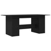 Musta tammi ruokapöytä Metha 180x90x76cm (puinen)