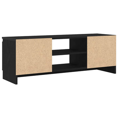 TV-kaappi musta tammi 102x30x36 cm tekninen puu