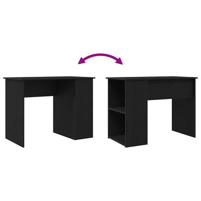 Musta tammi työpöytä Polifronie 100x55x75cm (puinen)