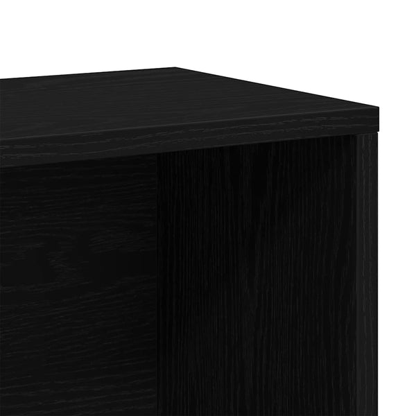 Kirjahylly 6 tasoa 155 x 24 x 160 cm Tekninen puu Musta tammi.