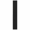 Kirjahylly 6 tasoa 155 x 24 x 160 cm Tekninen puu Musta tammi.
