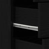 Musta tammi lipasto Licxanadra 50x34x96cm (6 vetolaatikolla puinen)