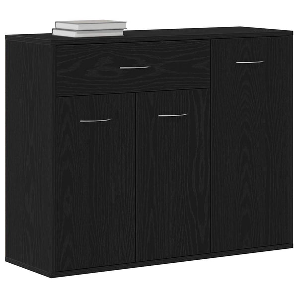 Senkki musta tammi 88x30x70 cm tekopuu